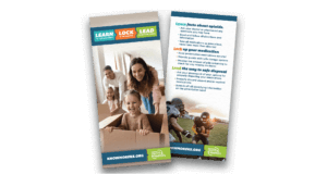 learn lock lead handout rack card printed material mockup cdt portfolio