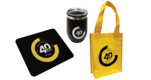 CEI 40 year branded swag materials created by CDT cdt portfolio